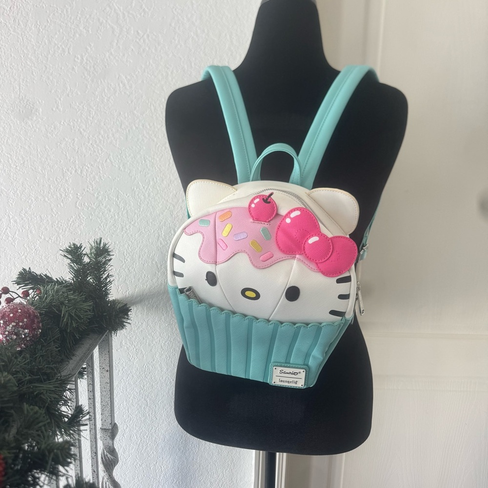 Sanrio Loungefly Hello Kitty Cupcake Backpack